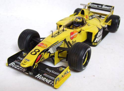 HOTWHEELS DIECAST 1:18 SCALE F1 RACING CAR : Frenzen Jordan-199 (Made in China)