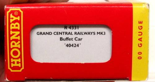 HORNBY OO: Detailed English Grand Central MK3 Buffet Car R4331 in NEW boxed condition (China)