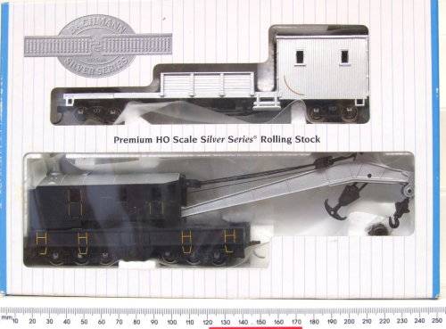 BACHMANN HO: Unmarked Crane with Support Car in NEW Sealed boxed condition (China)