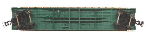 MEHANO HO: ATSF Detailed American 50' Flat Car With Steel Load in Good Un-boxed condition(Slovenia)