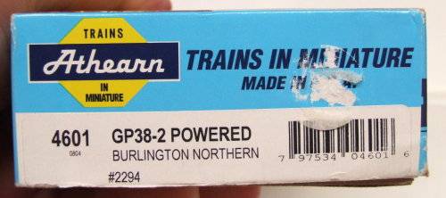 ATHEARN HO: American BN GP38-2 EMD Loco in Like New boxed Operating condition(USA)