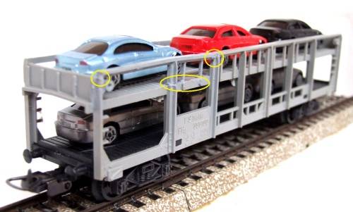LIMA HO: This FS Vintage Auto Transporter with 6 Car Load is in Fair, Used condition (Italy)