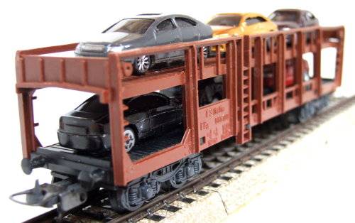 LIMA HO: This FS Vintage Auto Transporter with 6 Car Load is in Fair, Used condition (Italy)