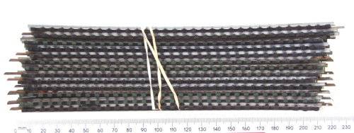 LIMA HO: 13pc Matal Curved Track(403030) in Fair Used Un-boxed condition.(Italy))