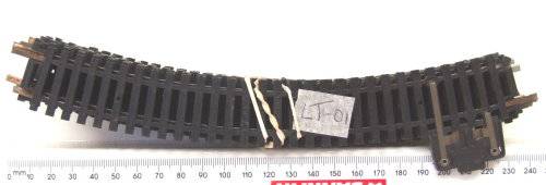 LIMA HO: 13pc Matal Curved Track(403030) in Fair Used Un-boxed condition.(Italy))
