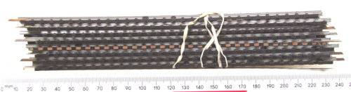 LIMA HO: 8pc Matal 18deg Wide Radius Track(430) in Fair Used Un-boxed condition.(Italy))