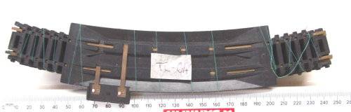 LIFE-LIKE HO: 11pc Brass Curved, Including Feeder track in Fair Used Un-boxed condition.(Italy))