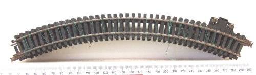 LIMA HO: 7pc 300mm Matal Curved Track(403017) in Fair Used Un-boxed condition.(Italy))