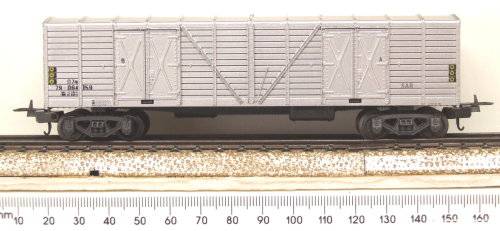 LIMA HO: Silver SAR OZ Wagon in Good un-boxed condition (Italy)