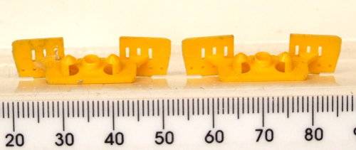 LIMA HO: SAR E5 Blue Train Locomotive cowcatchers in Fair un-boxed condition for Parts.(Italy)