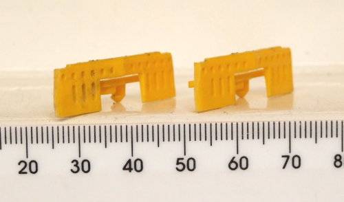 LIMA HO: SAR E5 Blue Train Locomotive cowcatchers in Fair un-boxed condition for Parts.(Italy)