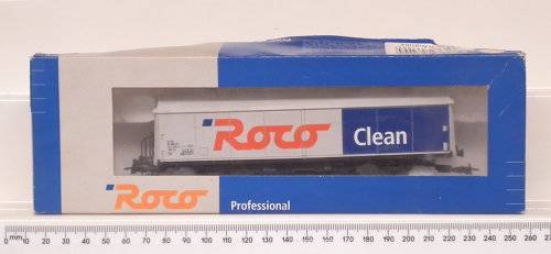 ROCO HO:  Modern DB Closed Freight Track Cleaning Car in Good, Used, Un-boxed condition(Austria)