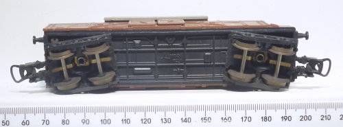 LIMA HO: SNCF Freight Wagon with Sliding Doors + Taillights in Good unboxed condition (Italy)