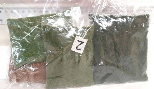 SCENERY HO: 5x Bags of Foam Like Scenic Material in New Bagged condition.(China)