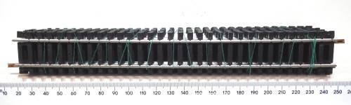 LIMA HO: 14pc Straight Metal Track (403020) in Good Used un-boxed condition.(Italy))