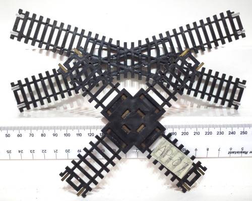 LIMA/ATLAS HO: 2pc Cross Over Tracks(403048) in Fair Used, Un-boxed condition.(Italy))
