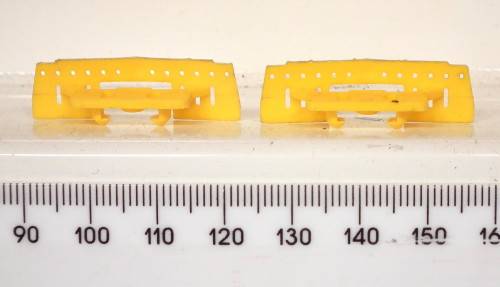 LIMA HO: SAR E5 `Blue Train` Locomotive cowcatchers in Good un-boxed condition for Parts.(Italy)