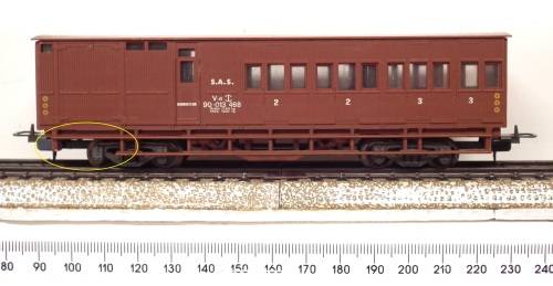 LIMA HO:  Vintage V8 Conductor Van in Fair Un- Boxed condition(Italy)