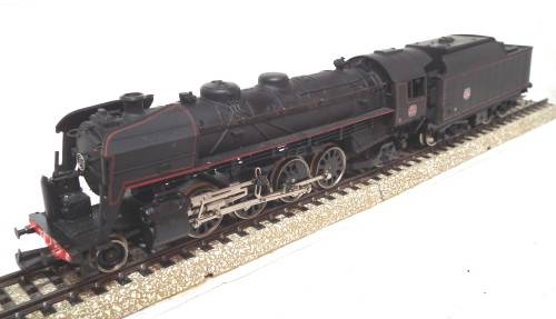 JOUEF HO: 2-8-2 Mikado Steam Locomotive with Tender(Driven) in Good Used, Un-boxed Condition(France)