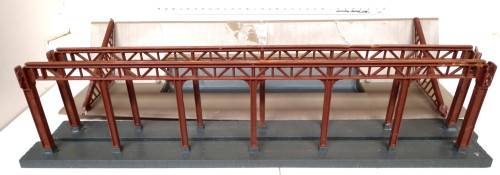 LIMA HO:  Large Station Roof in FAIR & Repaired Un-boxed, Used condition(Italy)