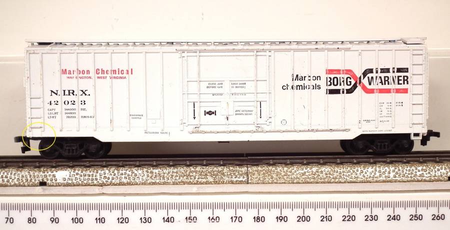ATHEARN HO: `Marbone Chemical 60` Reefer in Good un-boxed and Used condition.