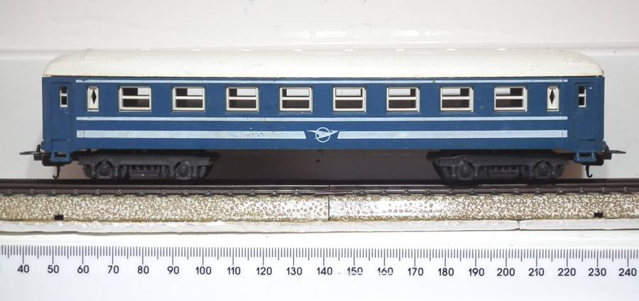 LIMA HO: SAR Junior Blue Train Passenger Coach in Good unboxed used condition (Italy)