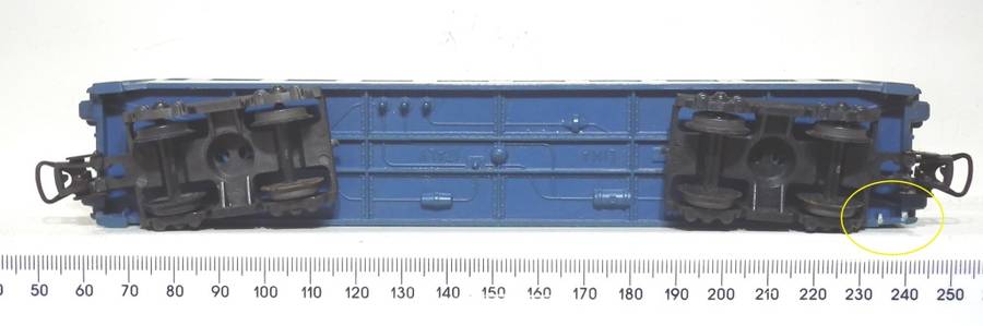 LIMA HO: SAR Junior Blue Train Passenger Coach in Good unboxed used condition (Italy)