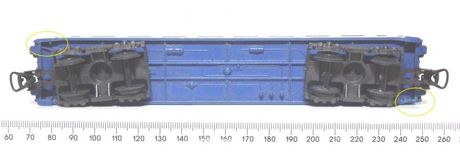 LIMA HO: SAR Junior Blue Train Passenger Coach in Fair unboxed used condition (Italy)