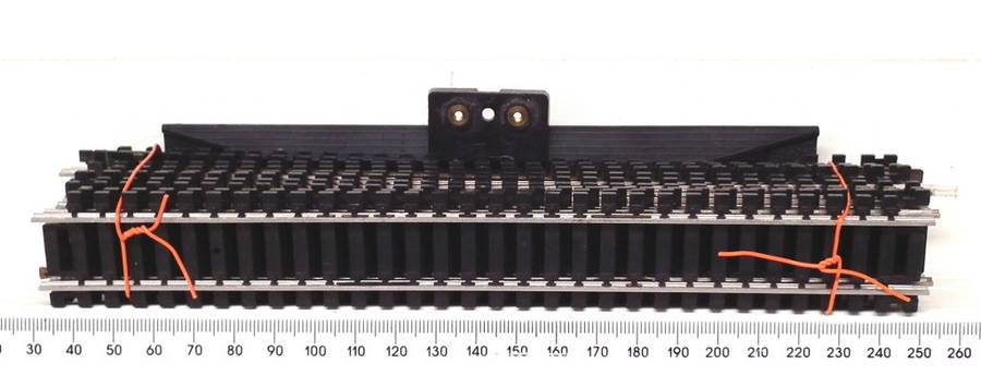 TRACK HO:  12pc Mixed Aluminum/Nickel Silver Strait Track in Fair Used Condition.