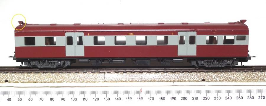 LIMA HO: SAR Suburban 1st Class Passenger Coach in Good un-Boxed condition(Italy)
