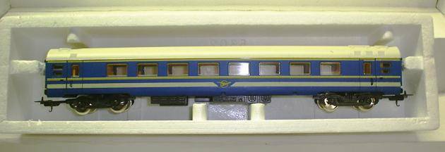 LIMA HO: SAR Blue Train Passenger Coach a good condition. Boxed. (Made in Italy)