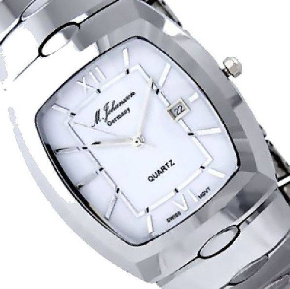 R8300 NEW Authentic SWISS MADE Scratch Proof JOHANSSON TUNGSTEN CARBITE -SAPPHIRE CRYSTAL QUARTZ