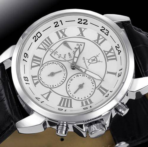 AUTHENTIC BRAND NEW KONIGSWERK BOREAS Steel Leather QUARTZ