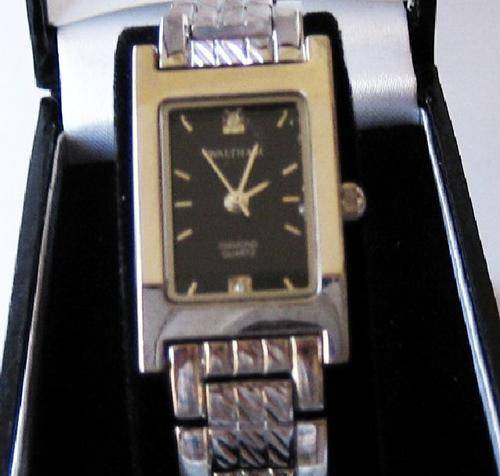 AUTHENTIC WALTHAM GENIUNE DIAMONDS QUARTZ