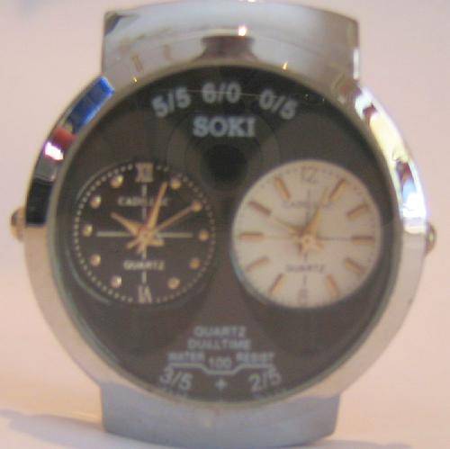 DUAL TIME ANALOGUE QUARTZ