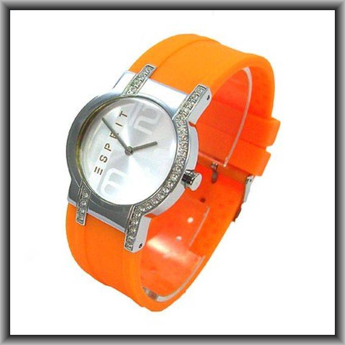 ESPRIT Ladies watch California Beach Orange strap