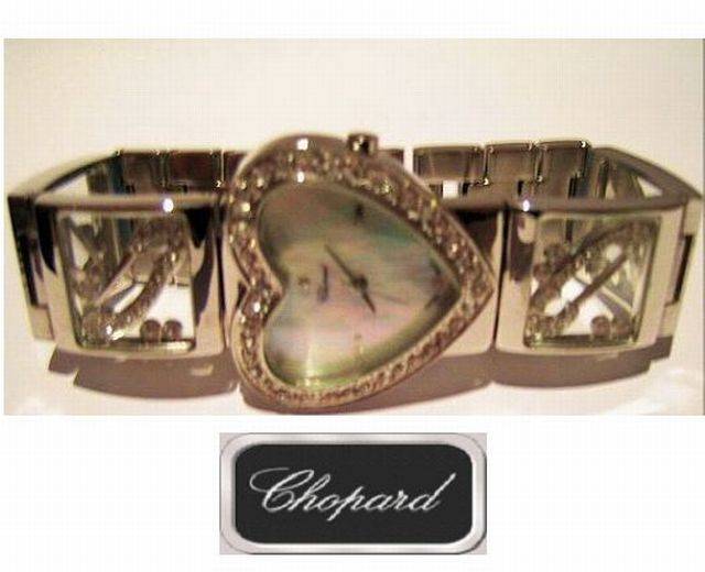 R45000 NEW CHOPARD LADIES STERLING SILVER//DIAMOMD QUARTZ -ESTATE B58 P