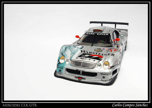 1:18 scale Maisto Collection model car Mercedes CLK-GTR, GT Racing, Silver