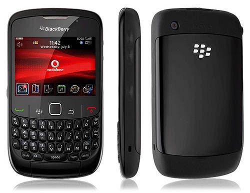 BlackBerry 8520 Curve Smart Phone (Black) - 2 MP Camera, Bluetooth, Wi-FI