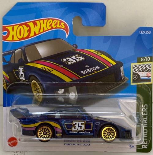 2022 Hotwheels Porsche 935 - Blue - Carded