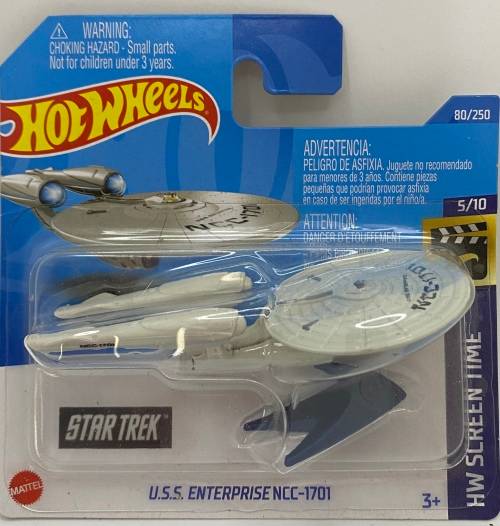 Hotwheels U.S.S ENTERPRISE NCC-170 - Carded - Excellent condition