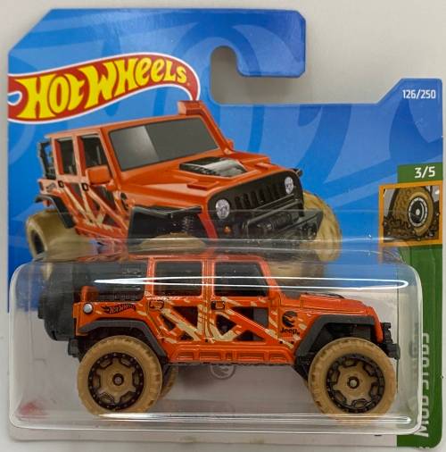Hotwheels `17 Jeep Wrangler - TREASURE HUNT - Carded - Excellent condition