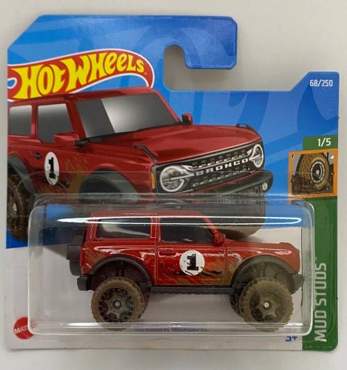 Hotwheels `21 Ford Bronco - Carded - Excellent condition