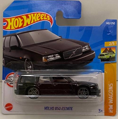 Hotwheels Volvo 850 Estate - Black - Carded - Excellent condition