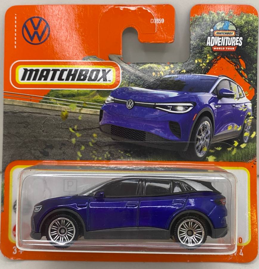 Matchbox Volkswagen EV 4 -Blue - Carded.