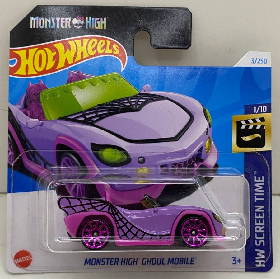 Hotwheels MONSTER HIGH Ghoul Mobile  - Carded