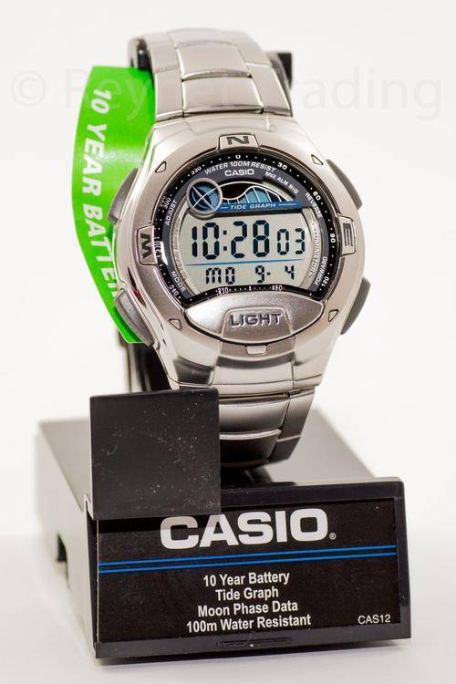 Casio Sport Watch - 10 Year battery , Tide Graph , Moon Phase Data , 100m Water Resistant