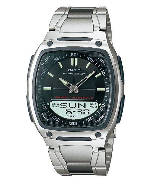CASIO - 10 year battery life , 30 record TELEMEMO , 50m water resistance , 30 city World time