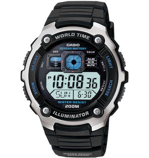 CASIO -  WORLD TIME (48 CITIES) , 235 SEGMENT HIGH DENSITY LCD , LC ANALOG INDICATOR