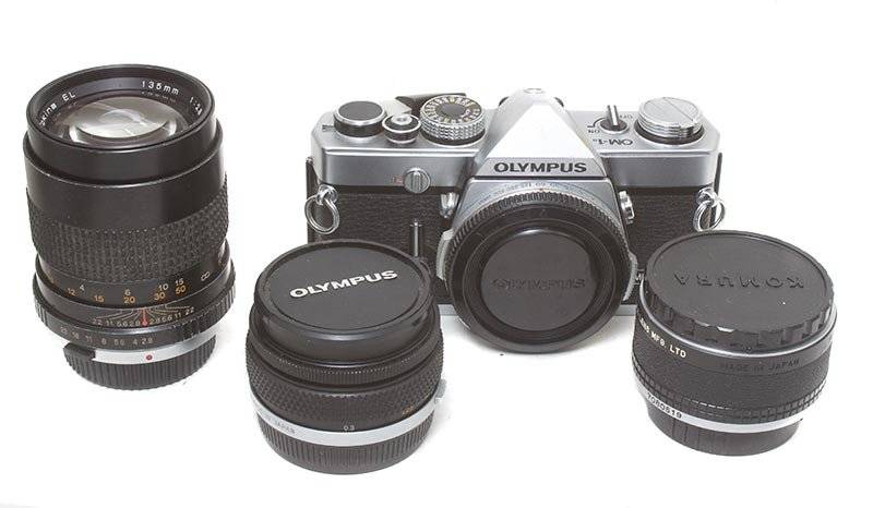 Vintage Olympus OM1n camera joblot ** excellent working condition **
